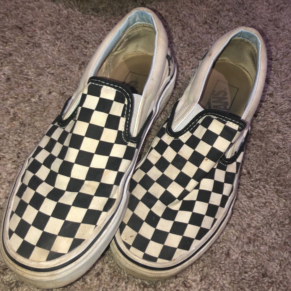 checkered vans